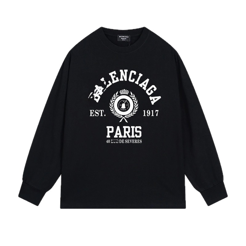 Balenciaga retro black long-sleeve