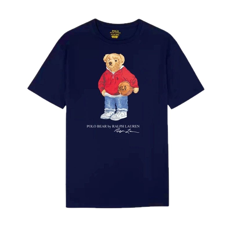 Ralph Lauren Bear Trendy Brand Royal Blue T-shirt