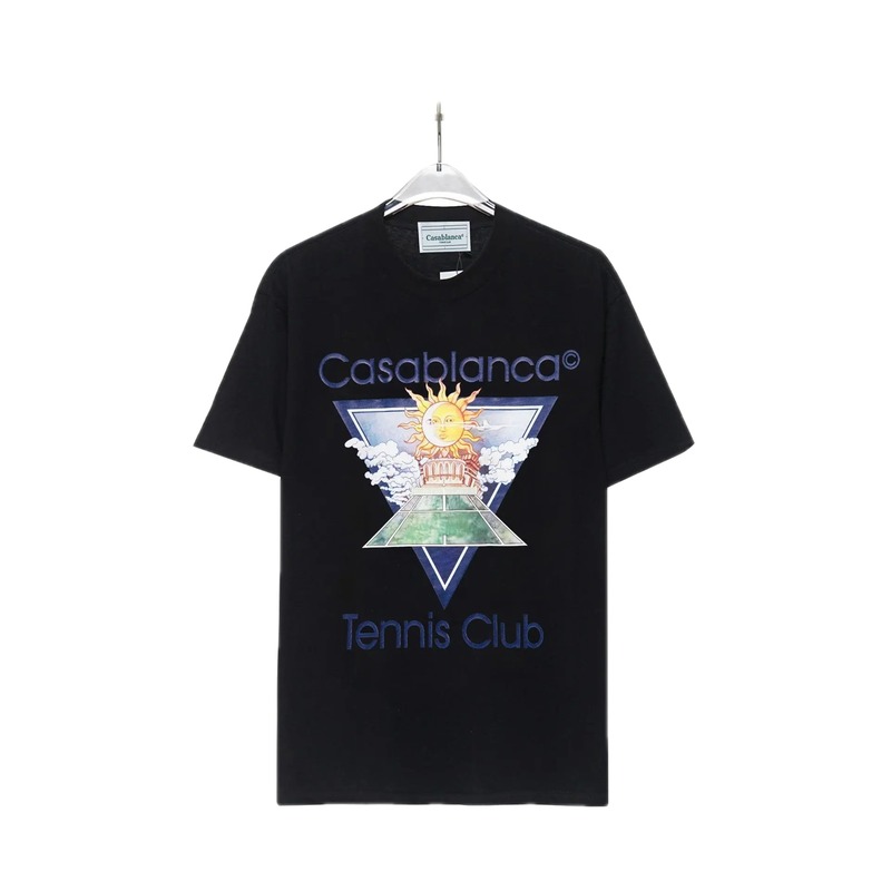 Casablanca retro style black T-shirt