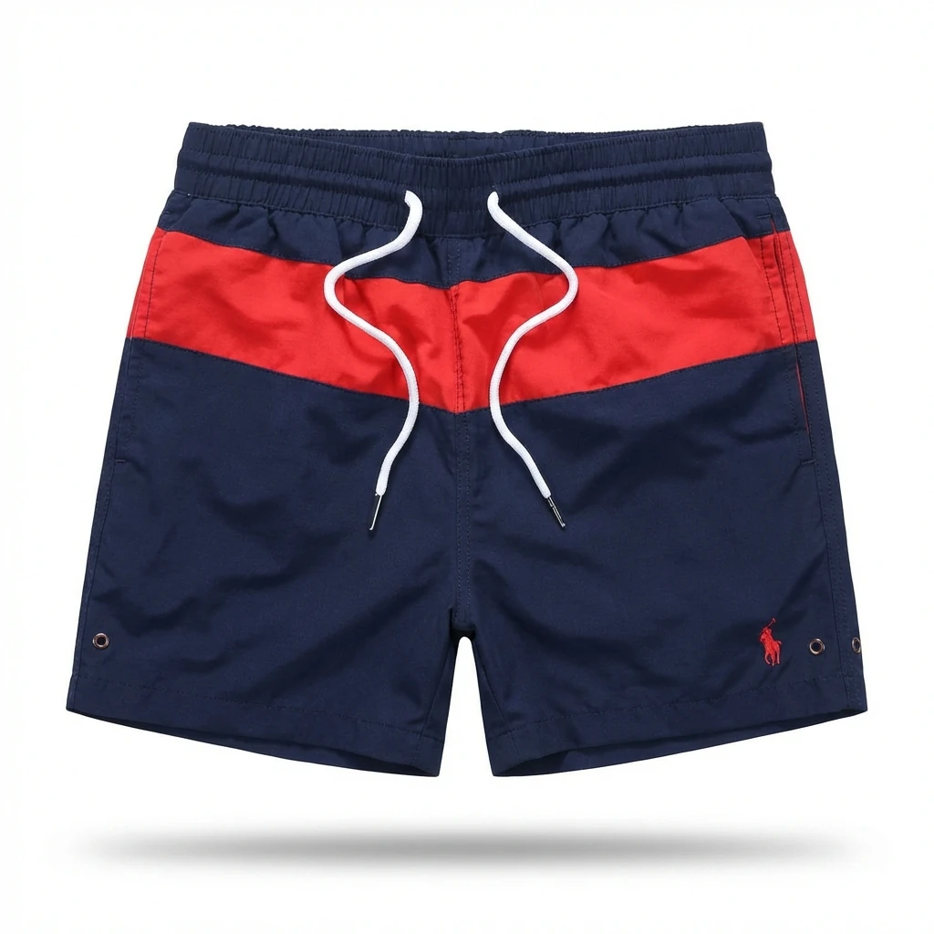Ralph Lauren casual style red and blue shorts