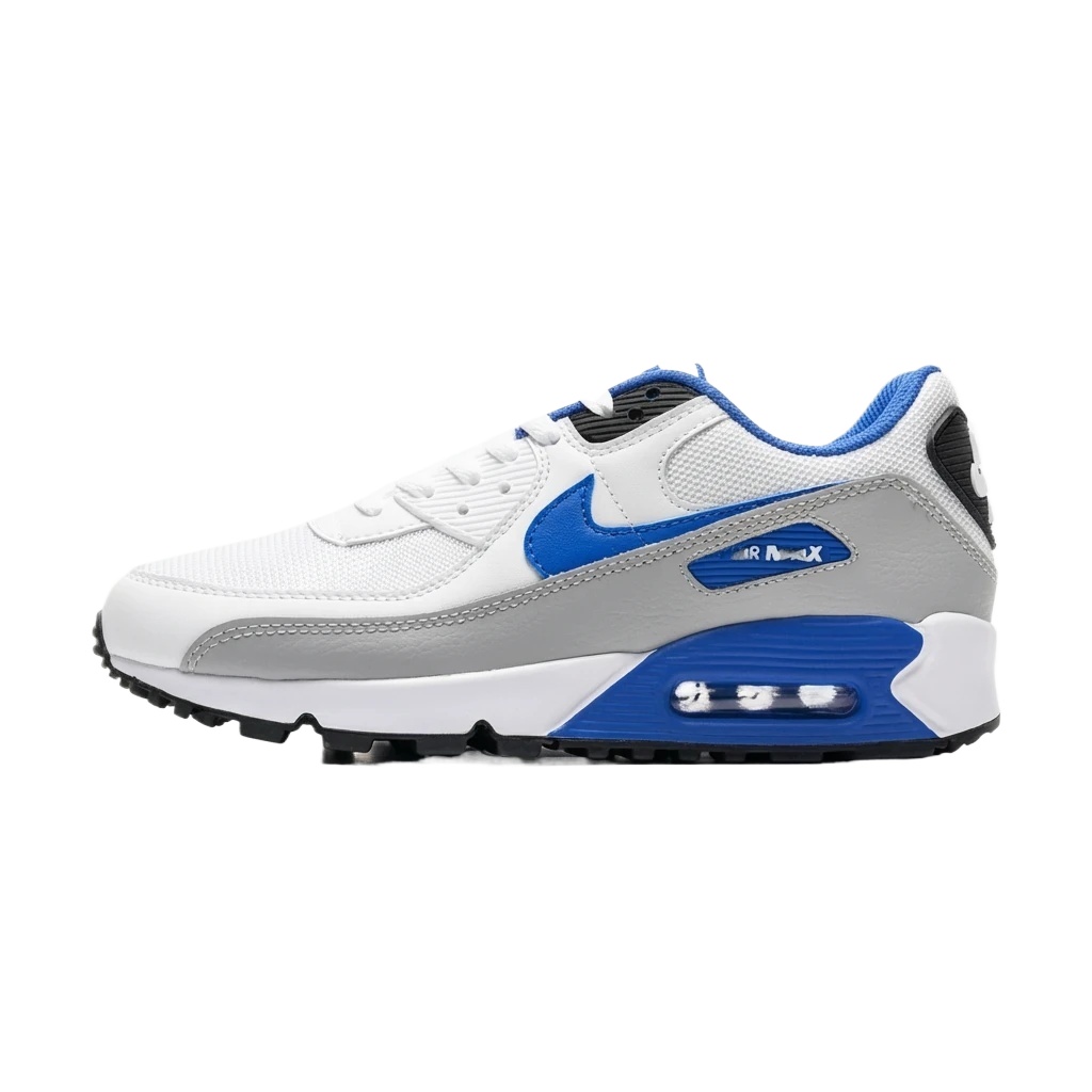 Nike Air Max 90 blue, white and grey sports shoes