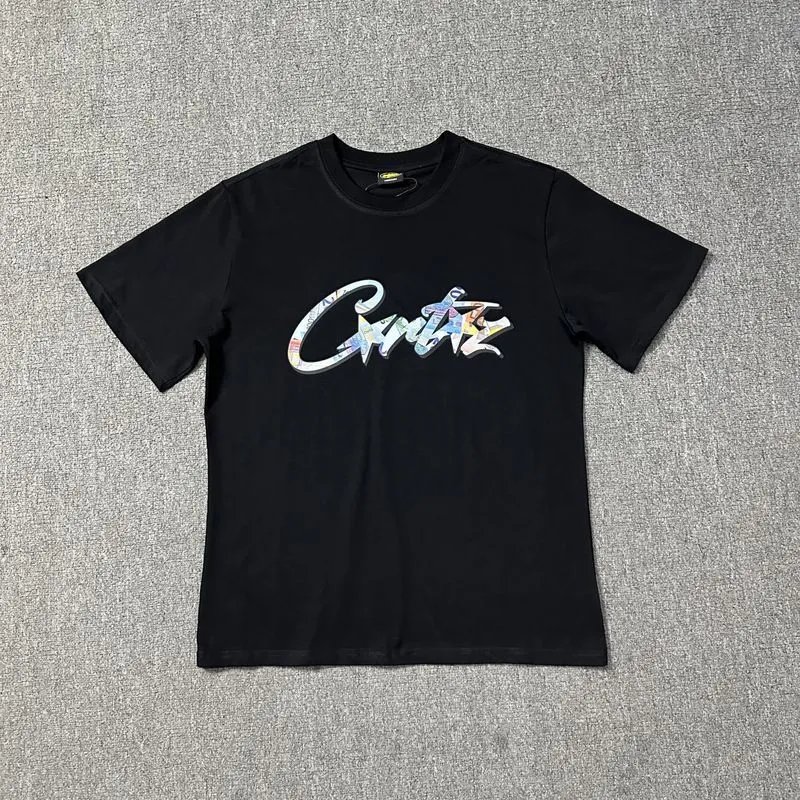 Corteiz Logo Detail Logo T-shirt Black Corteiz with Relaxed Feel