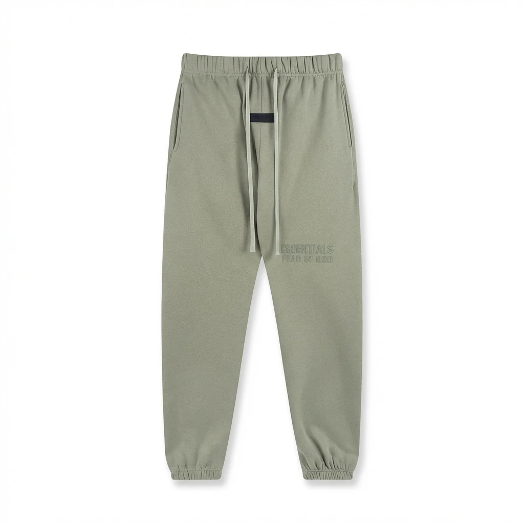 ESSENTIALS Basic Casual Khaki Pants