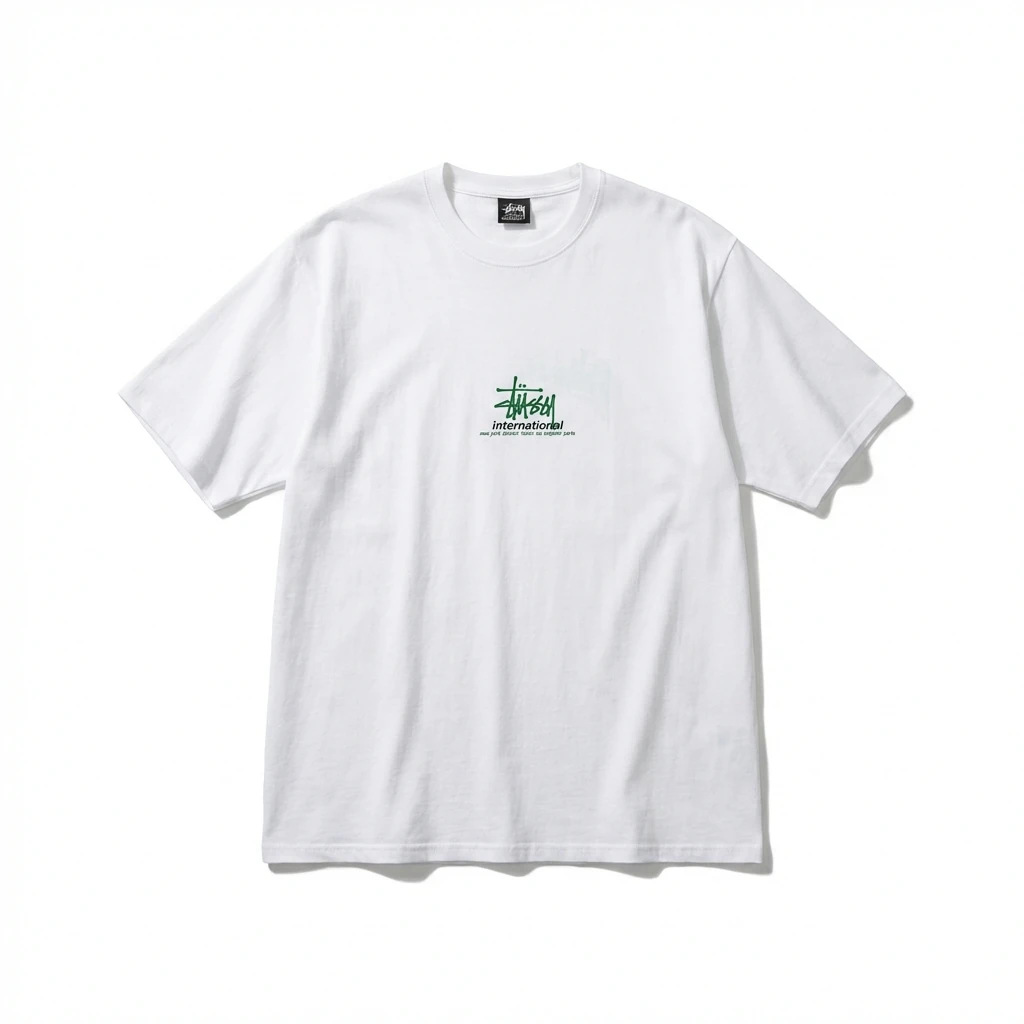 Stussy International Series Simple White T-shirt