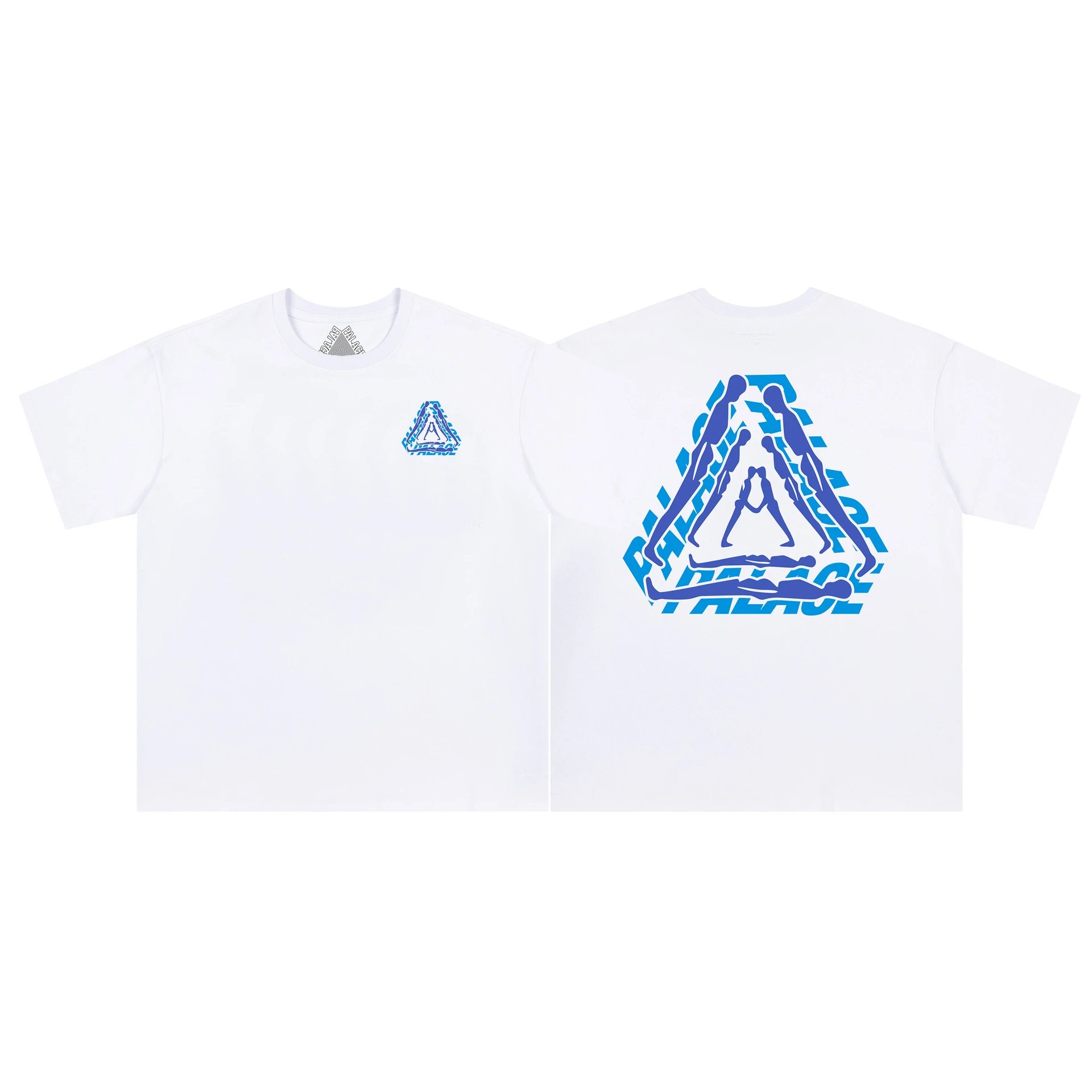 Palace Triangle Print Street-style White T-Shirt