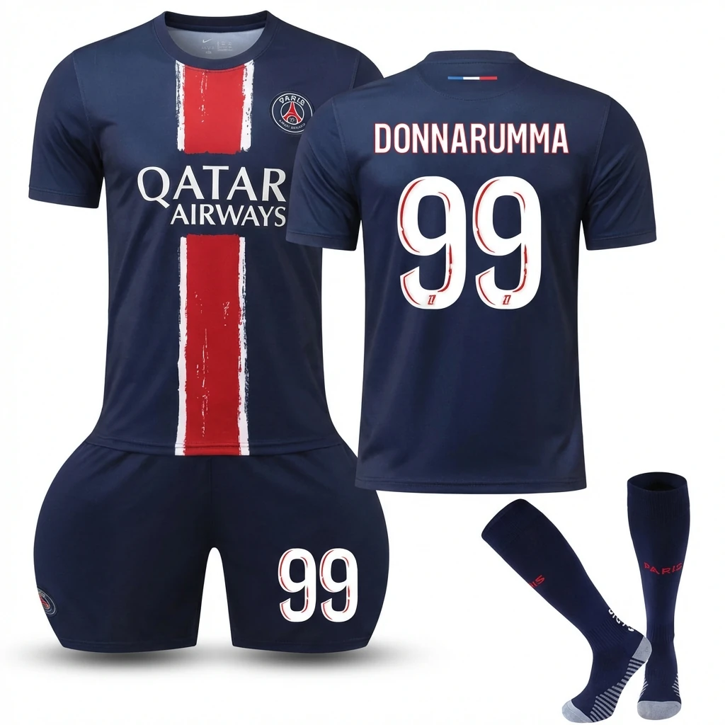 The No. 99 dark blue jersey of Paris Saint-Germain.