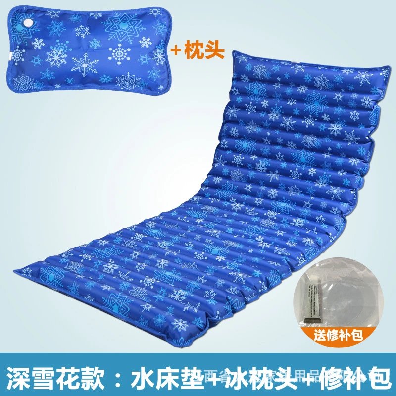 Travel Cooling Sleeping Mat For Guest Rooms 160 x 50 cm Deep Snowflake Pattern