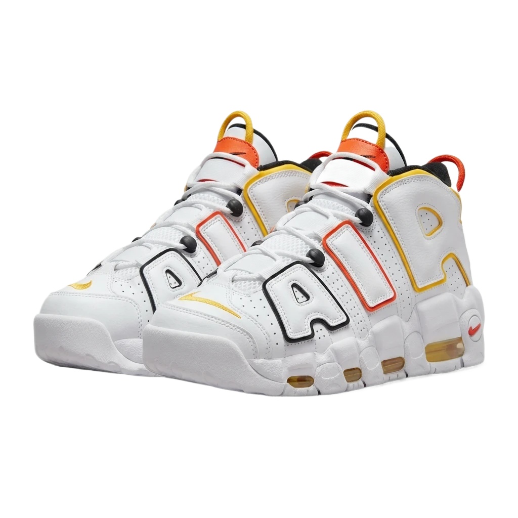 Nike Air More Uptempo Retro Style White Shoes