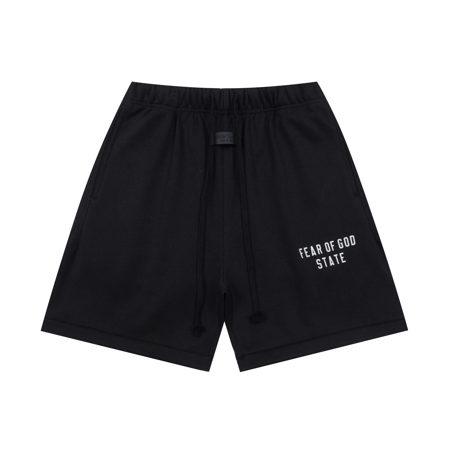 ESSENTIALS minimalist style black shorts