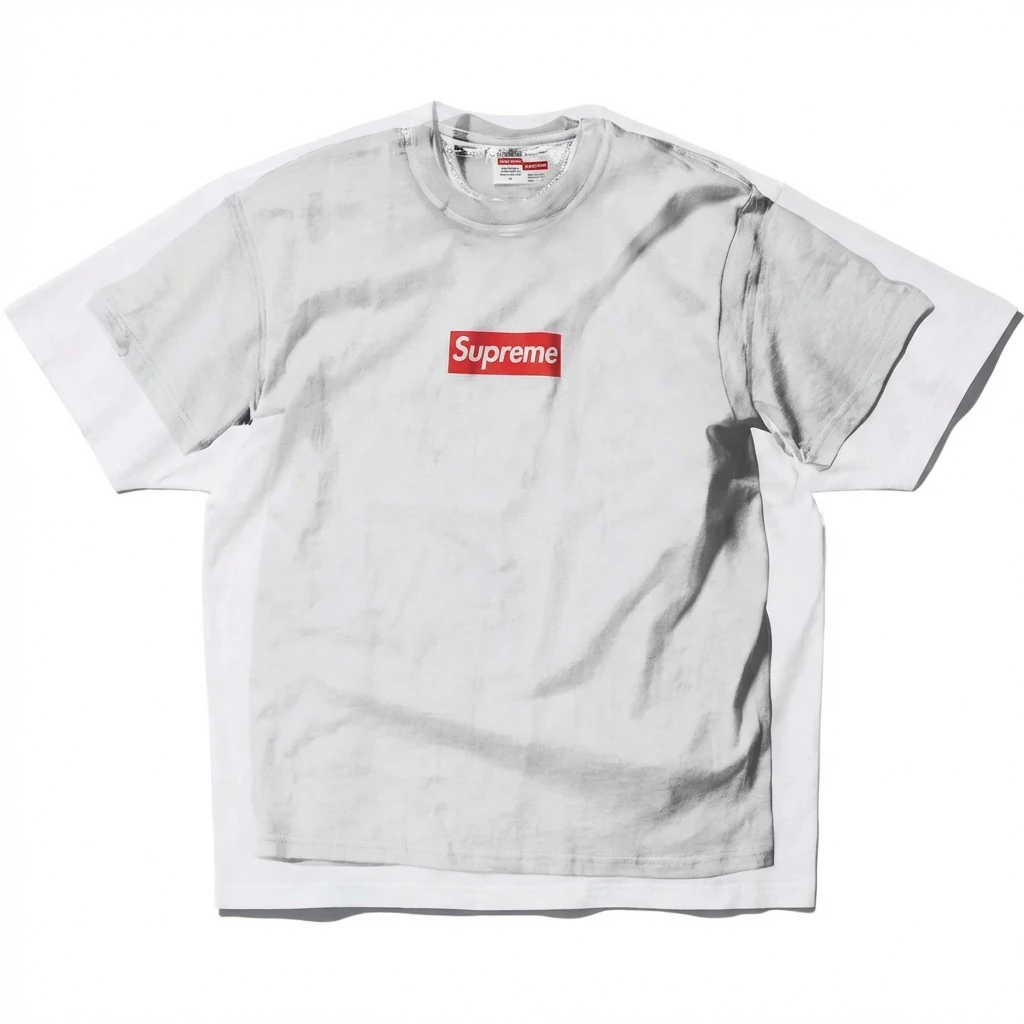 Supreme basic simple white T-shirt