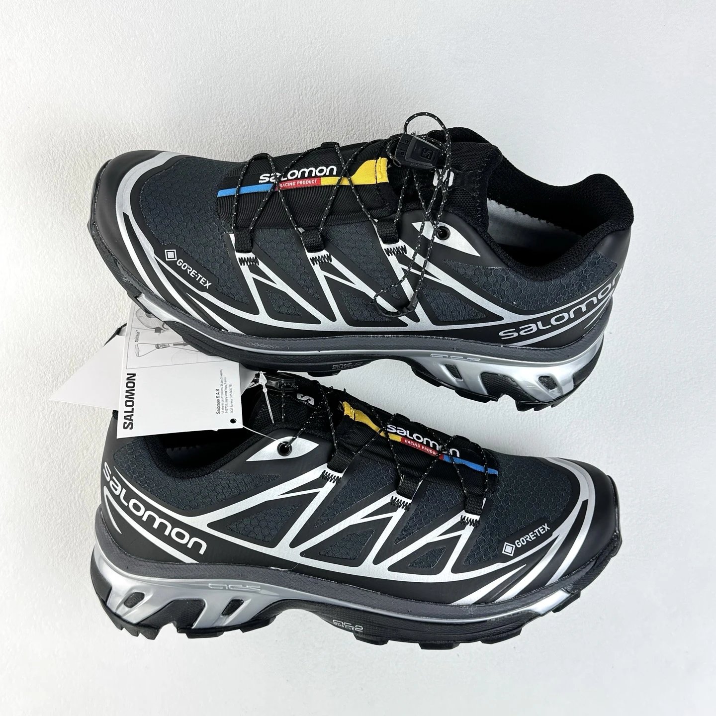 Salomon Black Treaded Trail Sole Trail Sneakers