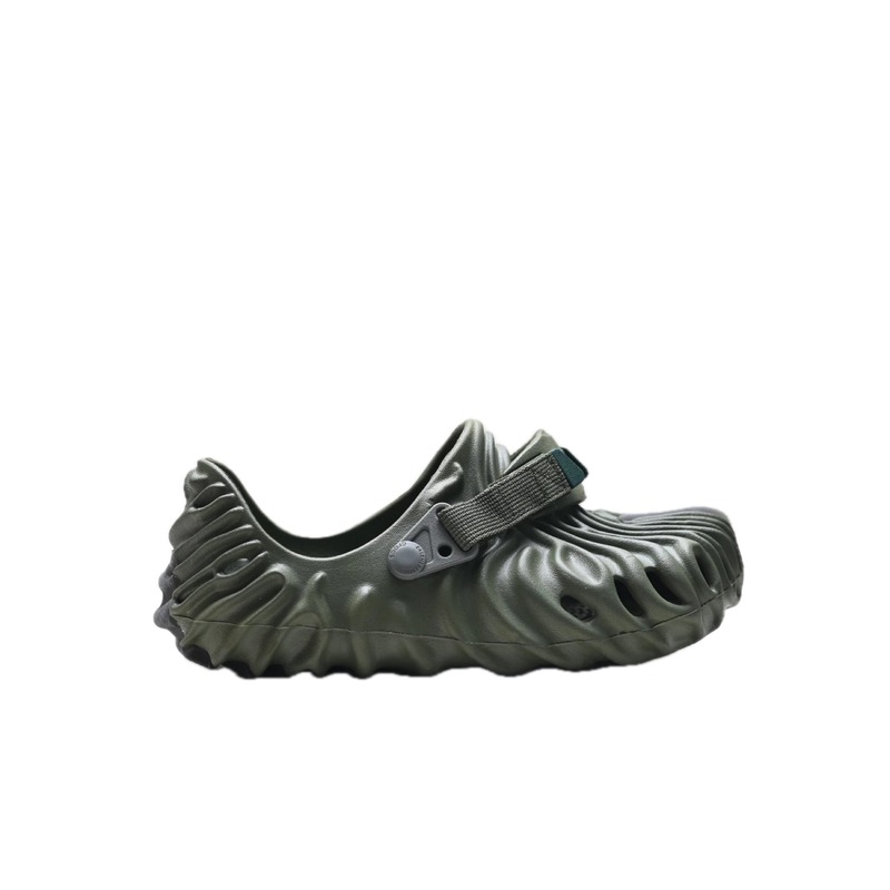 Crocs Pleated Trendy Green Shoes