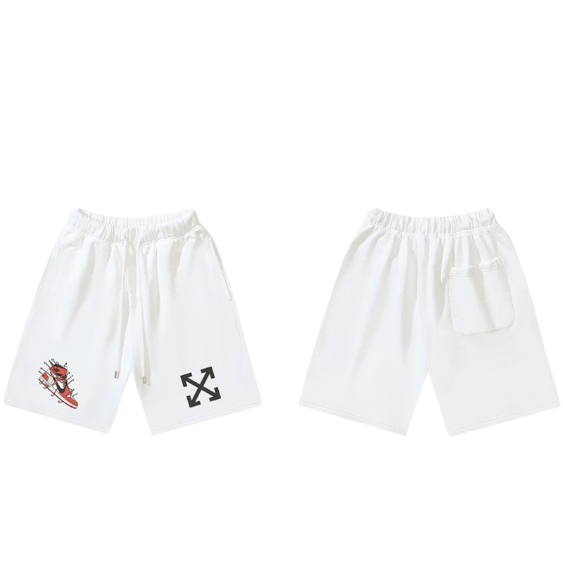 Off-White trendy and cool style white shorts