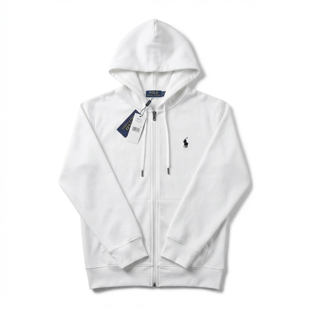 Ralph Lauren basic casual white sweatshirt
