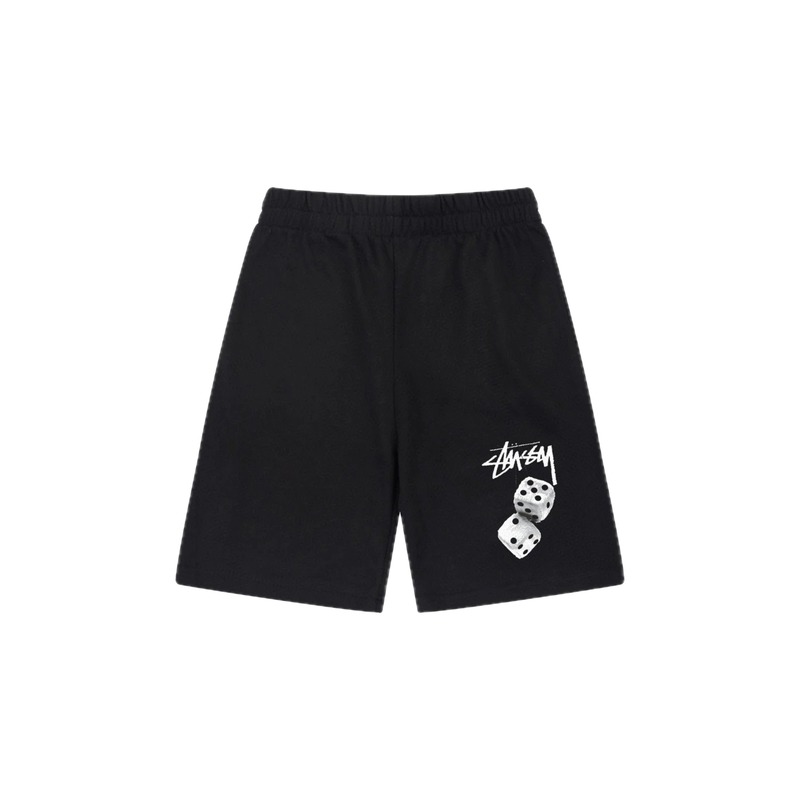 Stussy dice print style shorts
