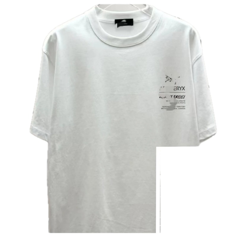 Arc'teryx Printed Street Style White T-shirt