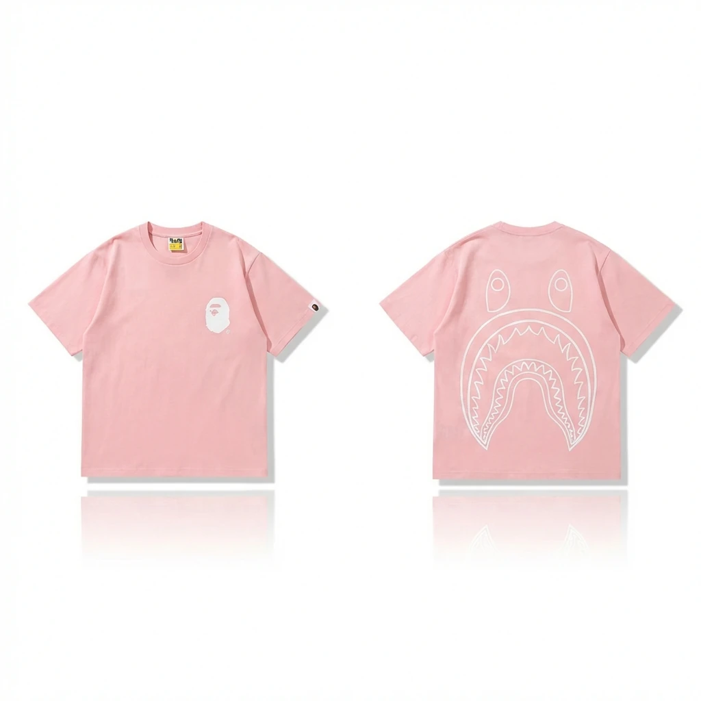 Bape Shark Series Pink T-shirt