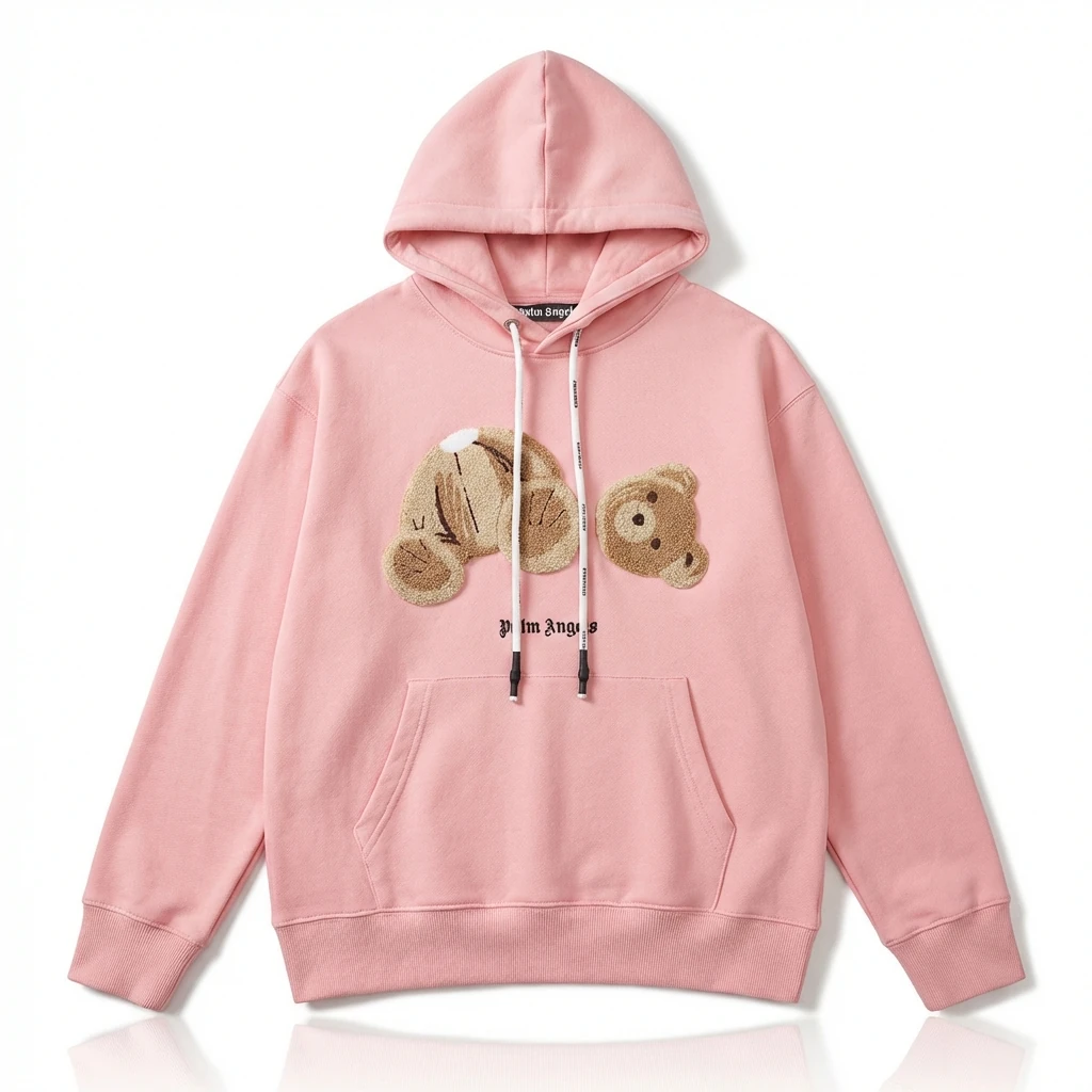 Palm Angels Bear Pink Sweatshirt