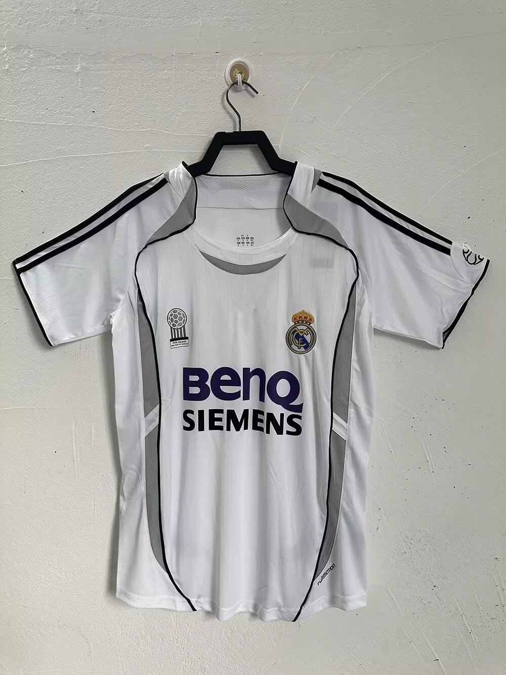 Real Madrid Streetwear Retro Teka soccer jersey White Retro Football with Logo Accent