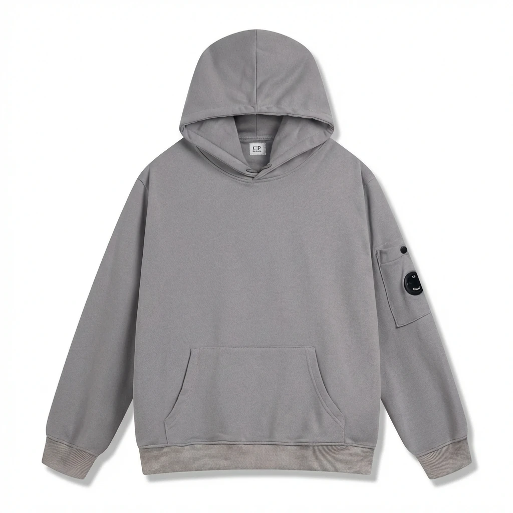 C.P. Grey Trendy Brand Hoodie
