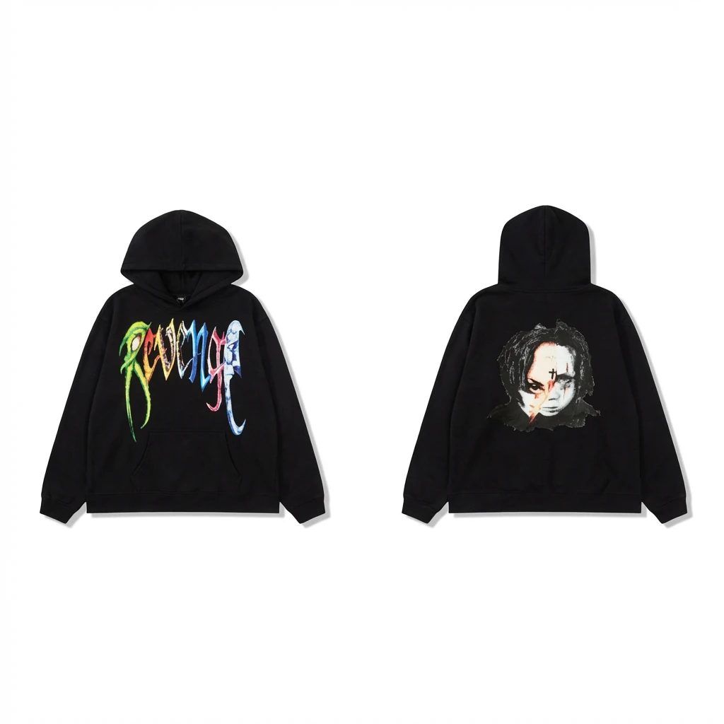 Revenge Graffiti Dark Style Hoodie
