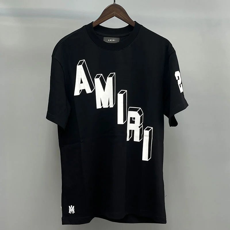 Amiri White Black Records Graphic T-Shirt Smart Casual