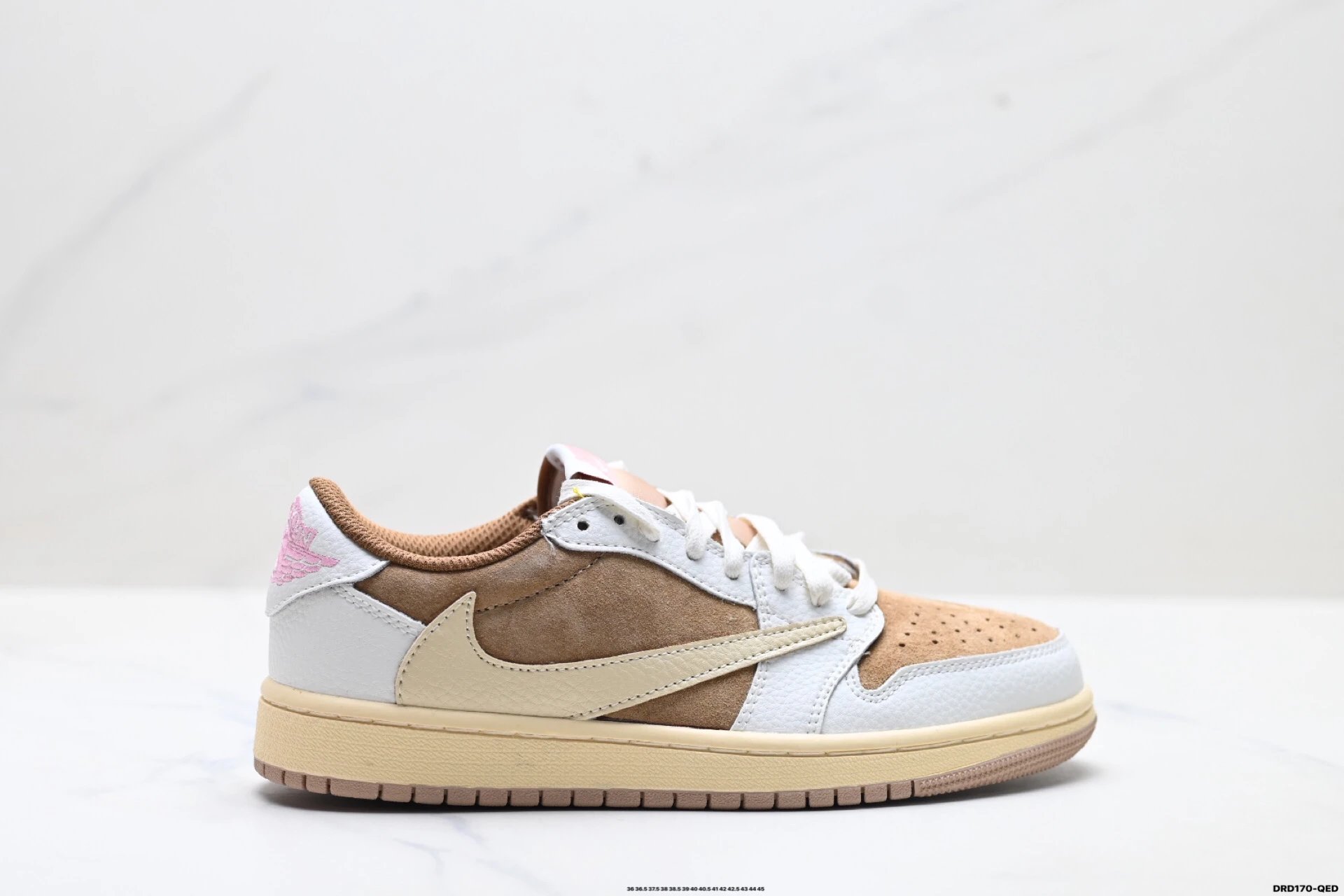 Nike Dunk Retro Style Brown and White Shoes