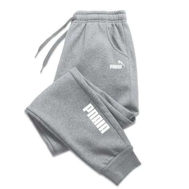 Puma Logo Detail Sweatpants Black Drawstring Sweatpants with Relaxed Feel