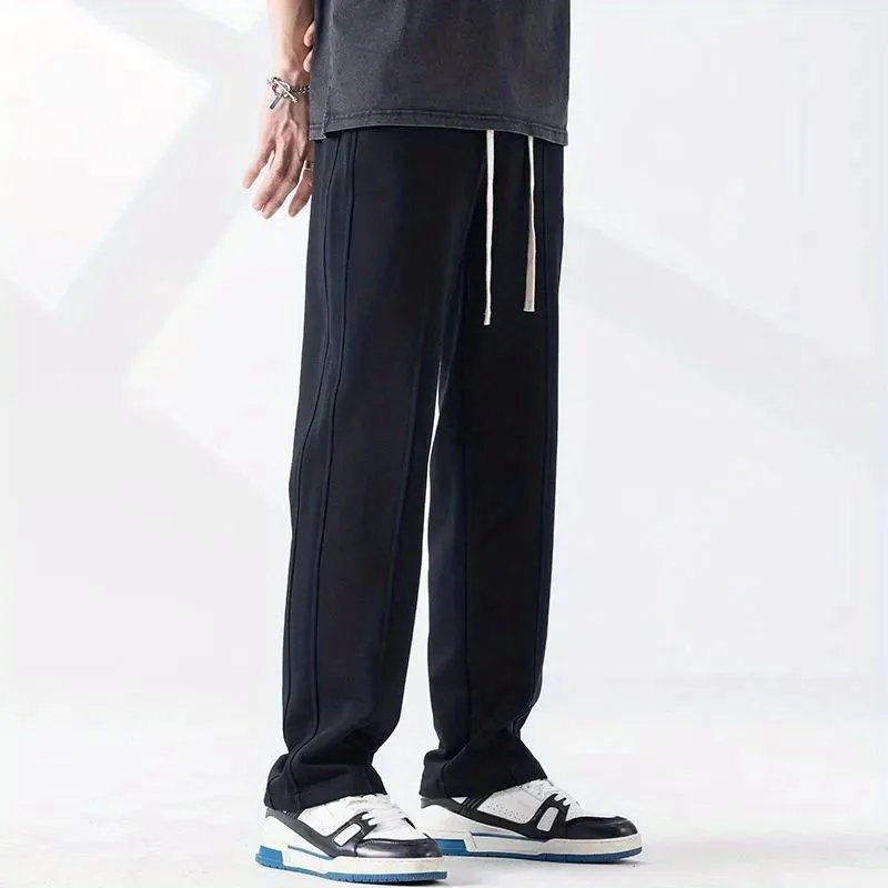 Rick Owens Classic Drawstring pants Black Relaxed Long for Daily Styling