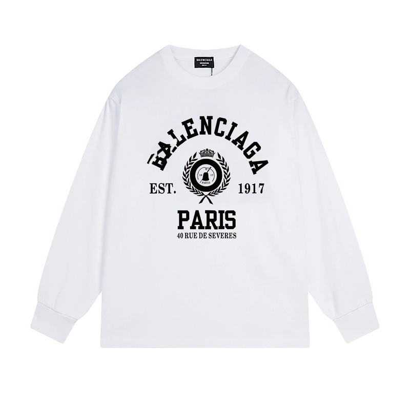 Balenciaga retro-style white T-shirt