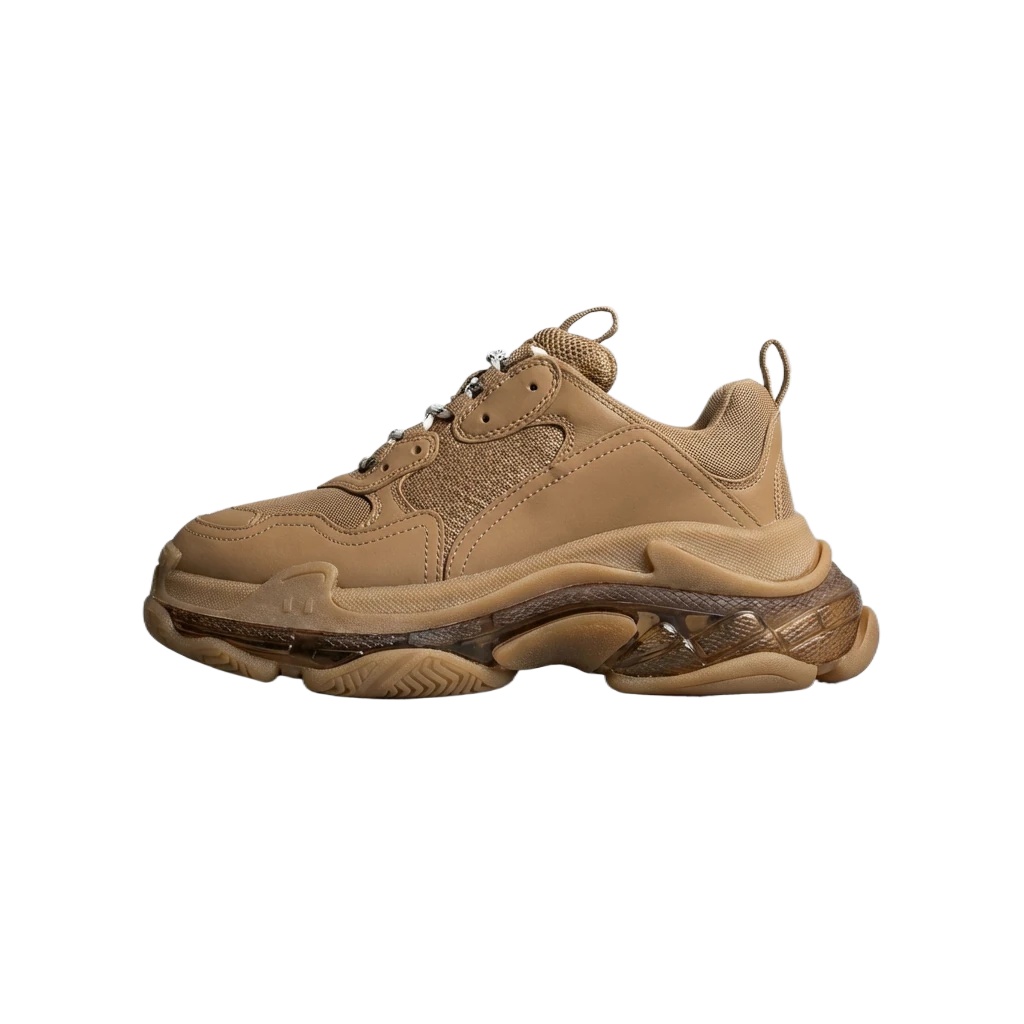 Balenciaga Triple S Brown Shoes