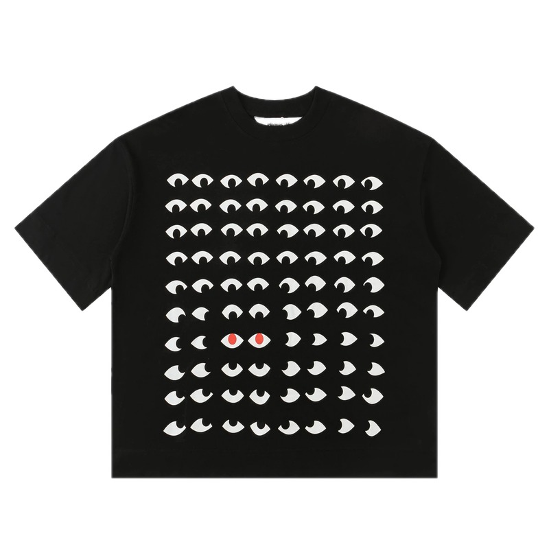 House of Errors Dark Trendy Cool Black Short-sleeve