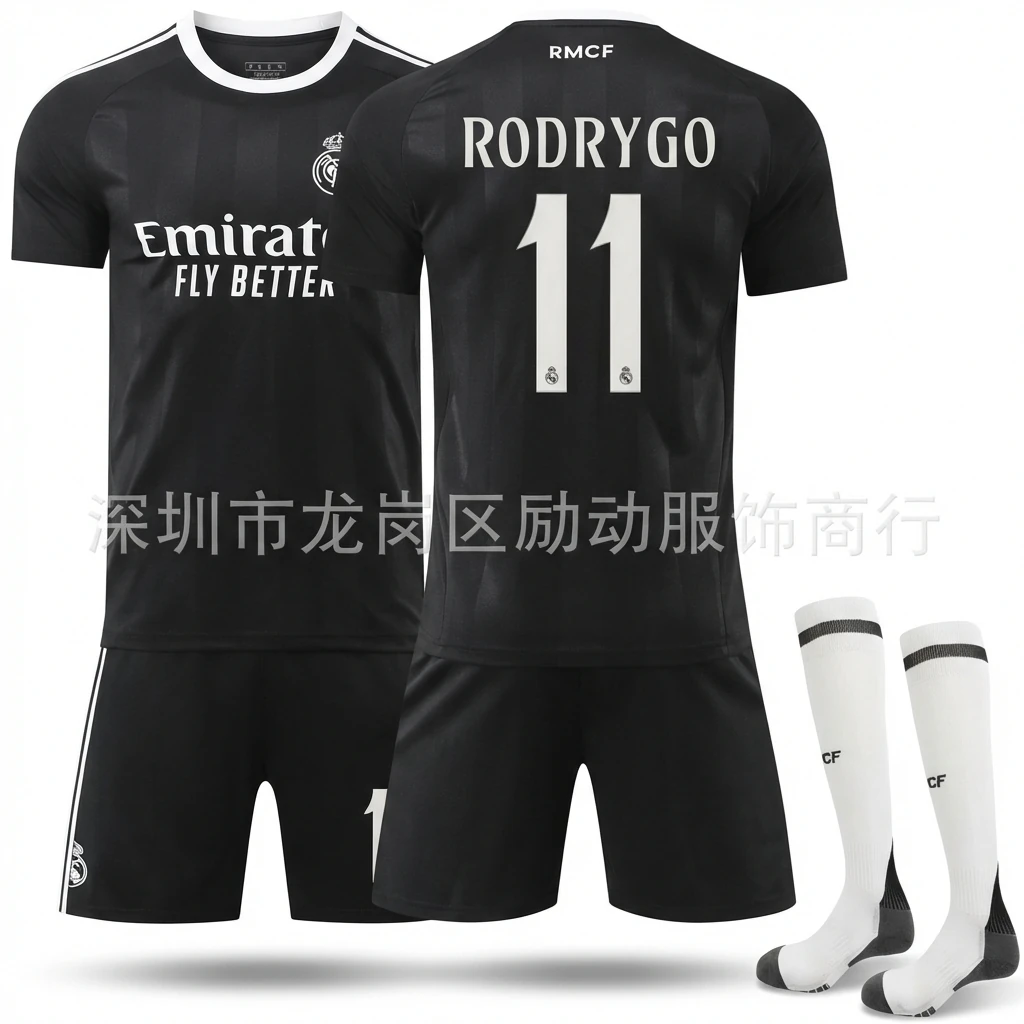 Real Madrid sporty black jersey