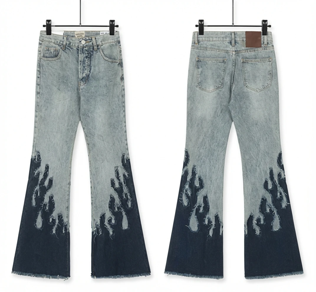 Gallery Dept Flame Wind Blue Jeans