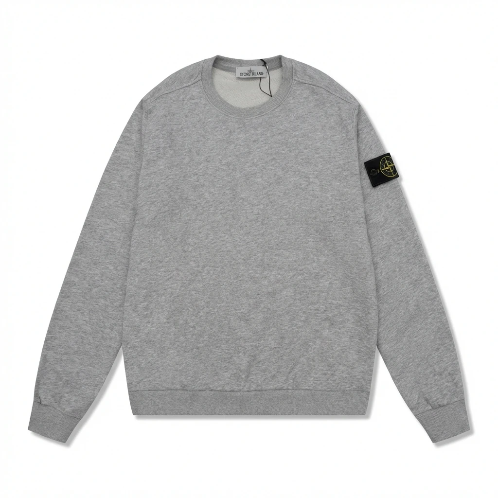 Stone Island basic grey sweatshirt