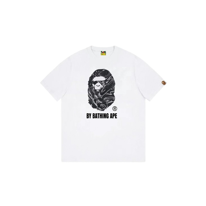 Bape Ape Head Trendy Cool White T-shirt