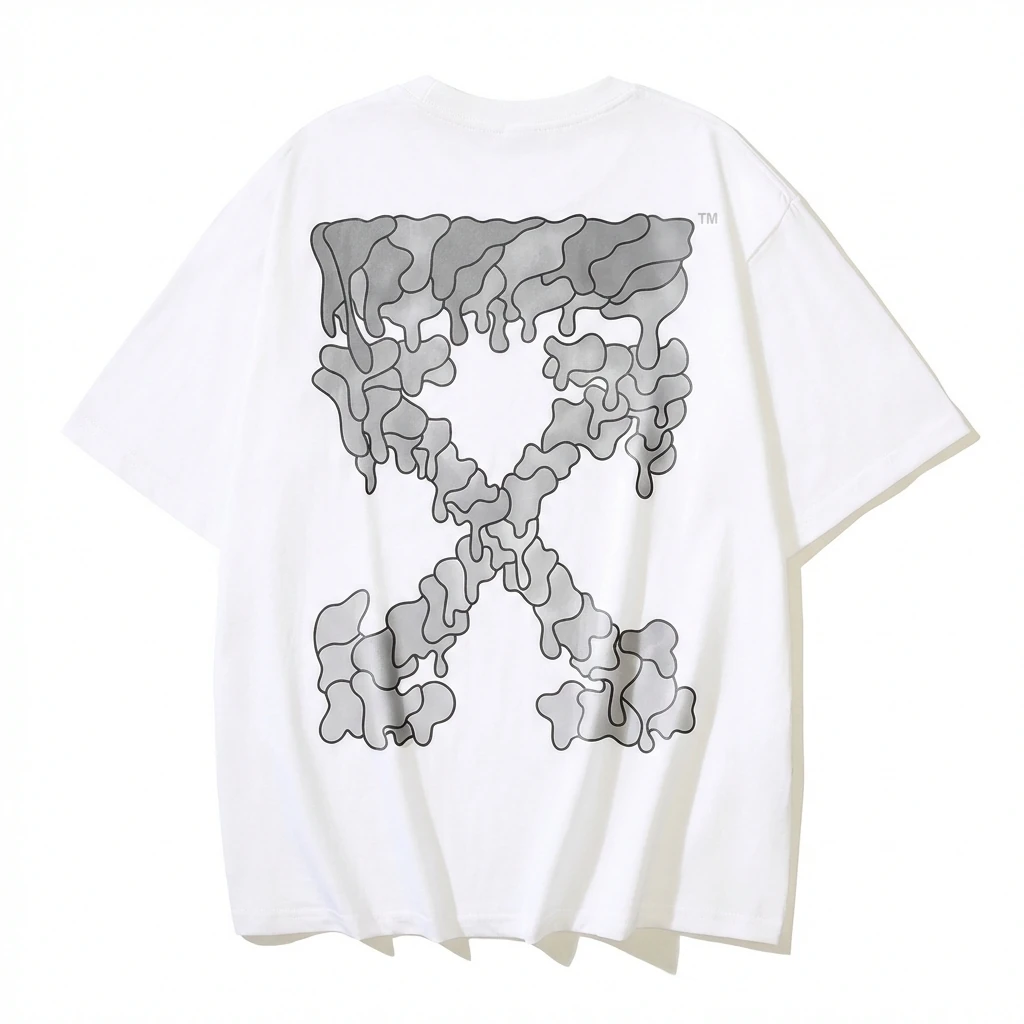 Off-White Gradient Style White T-shirt