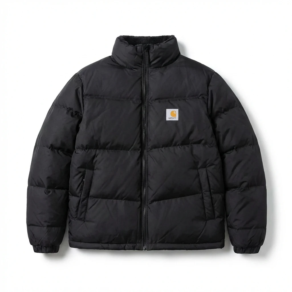 Carhartt warm black down jacket