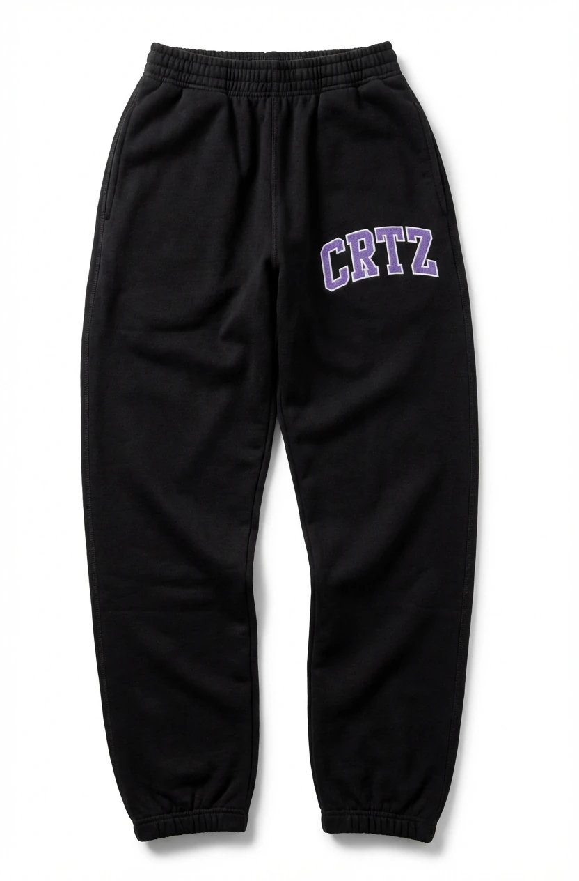 Corteiz CRTZ casual style black pants