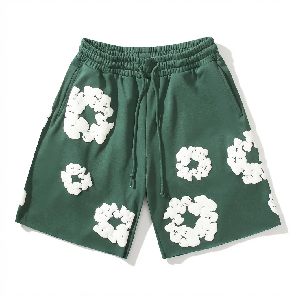 DENIM TEARS Printed Casual Shorts