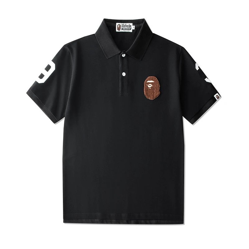 BAPE Casual Polo shirt White Polo Ape for Streetwear Looks
