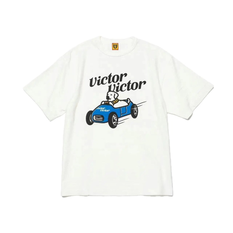 HUMAN MADE Racing Puppy Vintage White T-Shirt