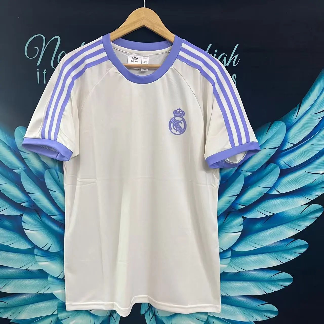 Real Madrid Casual Home soccer jersey White Football Gold for Comfortable Styling