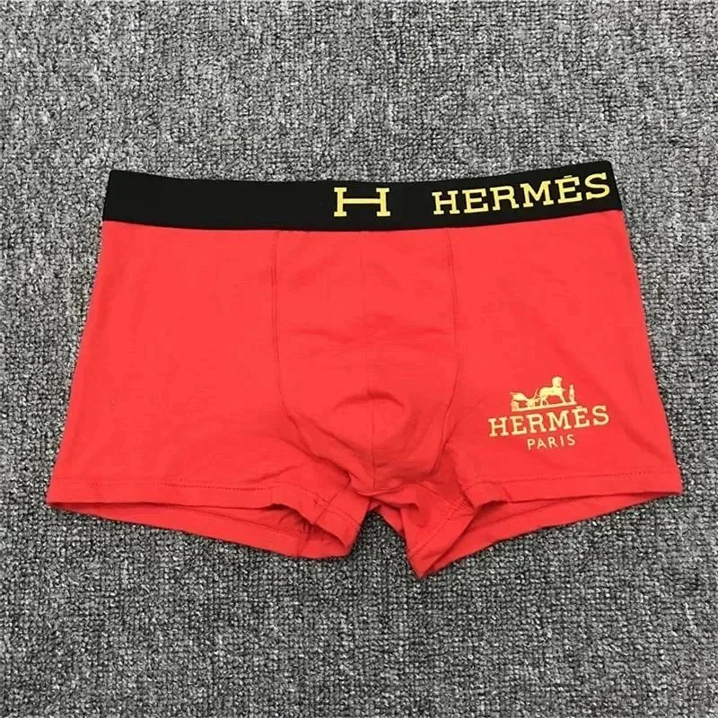 Hermes Lightweight Logo boxer briefs Black Boxer Briefs for Trend Styling