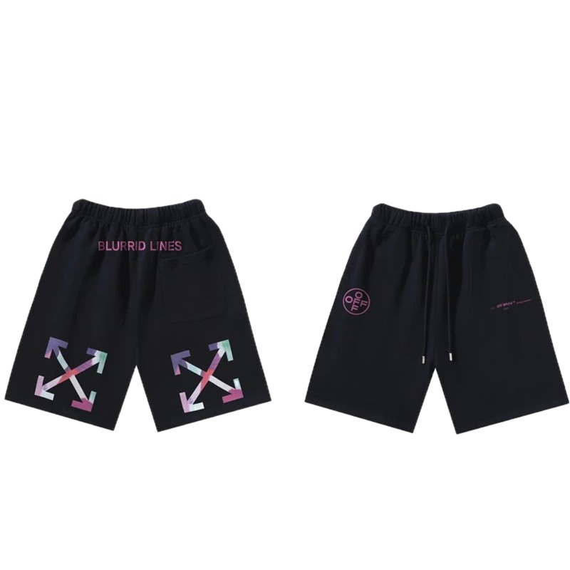 Off-White Style 026 Trendy Black Shorts