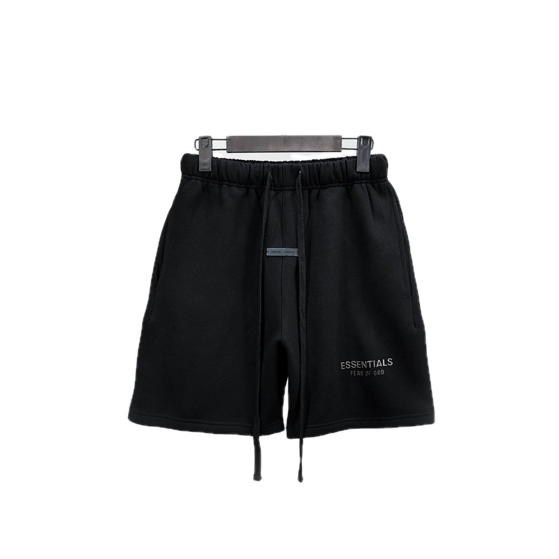 ESSENTIALS Basic Black Shorts