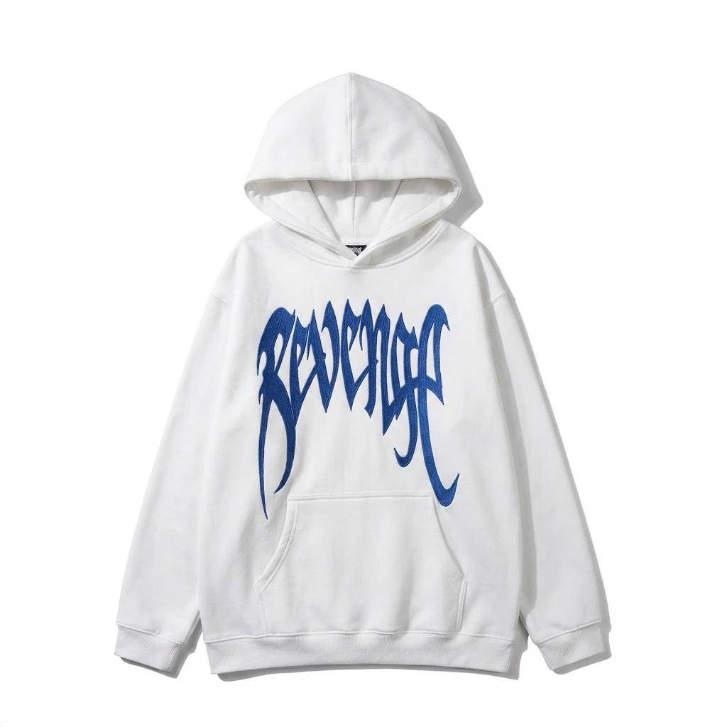 Revenge trendy and cool style white hoodie