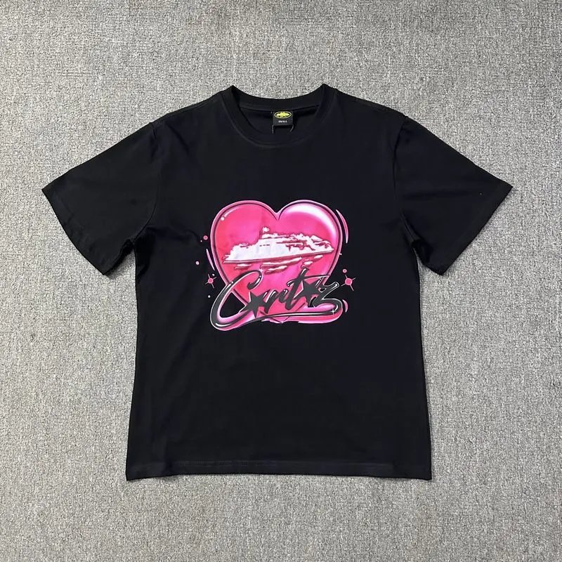 Corteiz Patterned Logo T-shirt Black Corteiz with Signature Styling