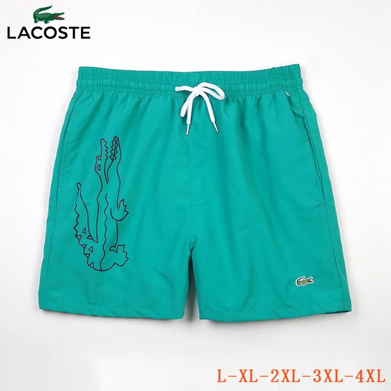 Lacoste Urban Swim shorts Navy Drawstring Subtle with Statement Pattern