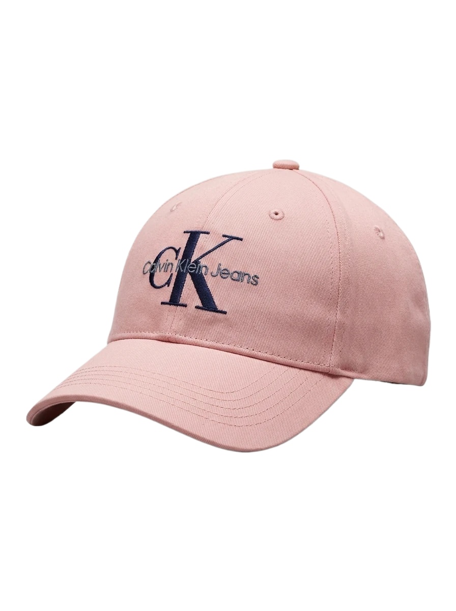 CK minimalist style pink baseball cap